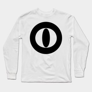 O (Letter Initial Monogram) Long Sleeve T-Shirt